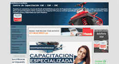 Desktop Screenshot of capacitacioncadcam.com.mx